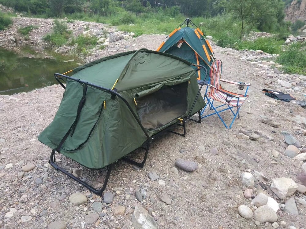 Cheap Goat Tents Hot Sale Automatic Smart Tent Off Ground Tent Above Ground WaterProof Outdoor Folding Camping Bed Tent,CZ 830B Camping Bed Tent Tents 